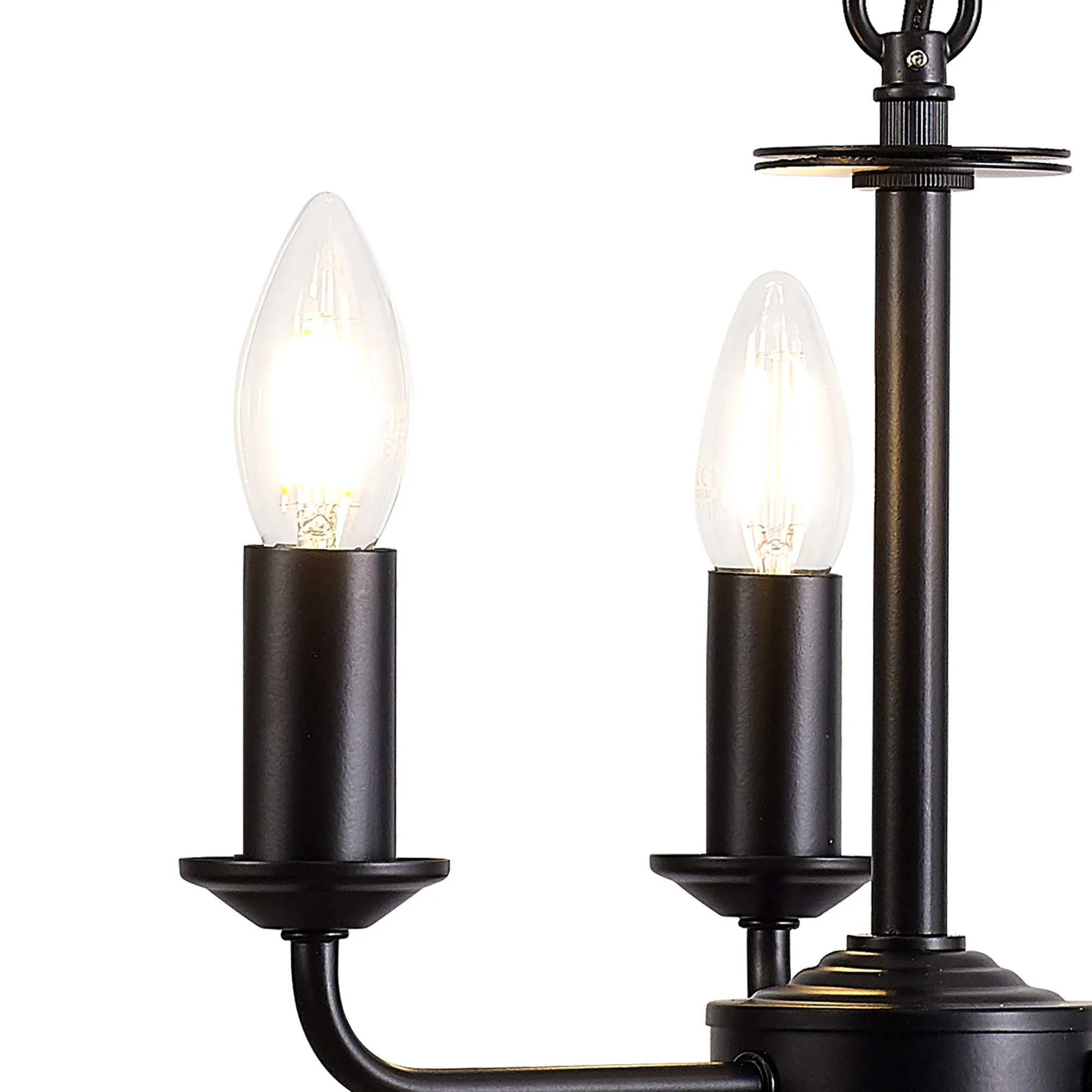 Banyan Pendant 3 Light Matt Black D0698  Deco Banyan